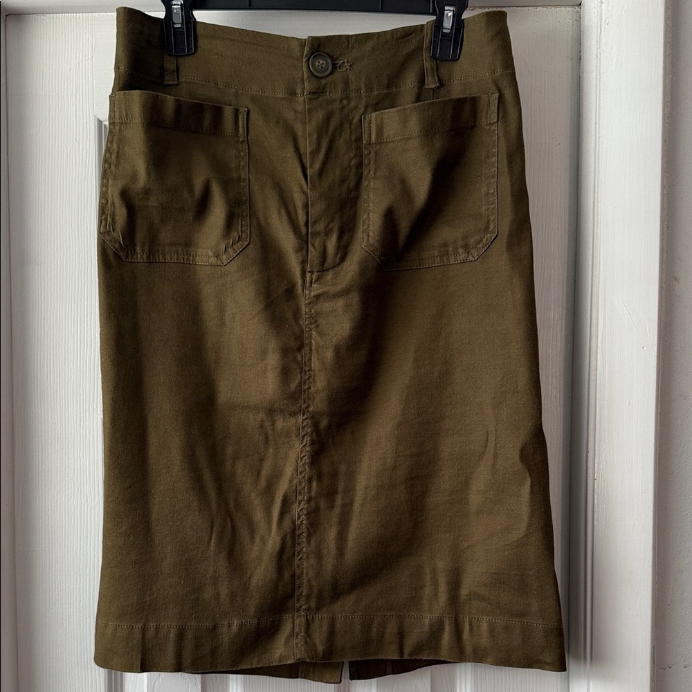 Maeve Olive Green Skirt
